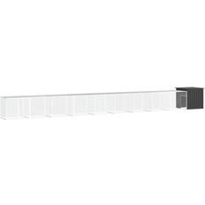 vidaXL Hönsbur antracit 1000x91x100 galvaniserat