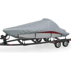Boating vidaXL Boat Cover Grey 530x213 cm Boat Canopy Storage Cover Waterproof UV Rays