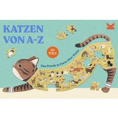 Form pussel Katzen von A bis Z: Das Puzzle in Form einer Katze