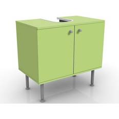 Mobile Per Lavabo Design Colore Verde Primavera