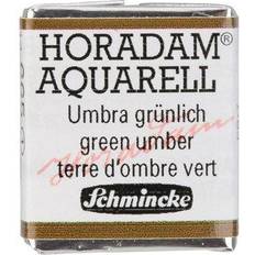 Green Water Colours Schmincke Horadam Aquarell Half-pan 665 Green Umber