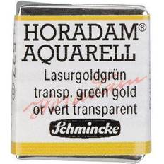 Golden Aquarellfarben Schmincke Horadam Aquarell Half-pan 537 Transparent Green Gold