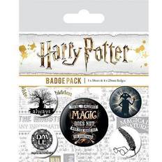 Botones Harry Potter Pin-Back Buttons 5-Pack Symbols