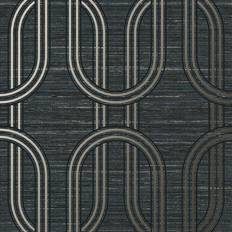 Wallpapers Boutique Onyx Indulgent Geometric Wallpaper