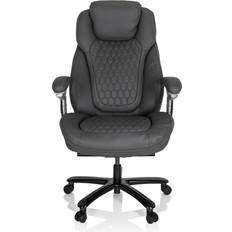 XXL PULLMANN Simili-Cuir Noir Chaise de bureau