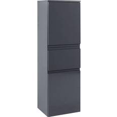 Grau Kommoden Midischrank COMO-03, Hochglanz grau Kommode