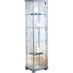 Argento Vetrine in vetro Glasvitrine H1800xB450xT450mm Vetrina in vetro