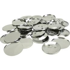 Knöpfe Creativ Company Blanko-Buttons 55 mm 100 Stück