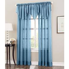 No. 918 Rideau Passe-Tringle En Voile Transparent 51 x 24 in Anthracite