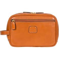 Bric's Life Pelle Kosmetiktasche 25 cm cognac