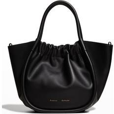 Totes & Shopping Bags Proenza Schouler Black Small Ruched Crossbody Tote UNI