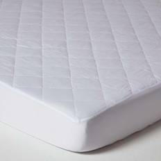 Polyester Protège-matelas Homescapes Matelassé 180 x 200 cm - Blanc Protège-matelas (200x)