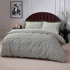 Textiles Hoem Alexa Cotton Rich Duvet Cover Green