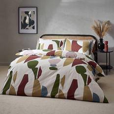 Hoem Meta Abstract Geometric Rich Duvet Cover Multicolour
