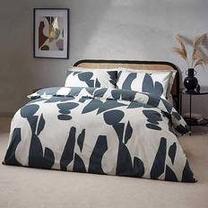 Hoem Meta Abstract Geometric Rich Duvet Cover Grey, Black, Blue
