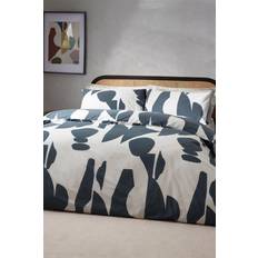 Meta Abstract Geometric Rich Duvet Cover Grey, Black