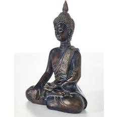 Flair Flower Buddha Figur Meditation Trädgård Terrasser Prydnadsfigur