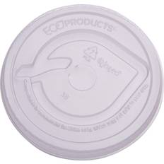 Halloween Plates, Cups & Cutlery Eco-Products Compostable Cold Drink Cup Lids, Flat, Translucent, 1000/Carton