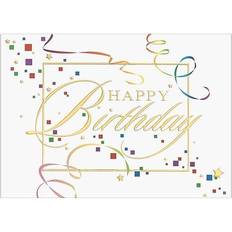 Birthdays Cards & Invitations Jam Paper Blank Birthday Card Sets 25/Pack Happy Birthday Squares