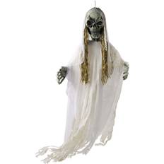 Gris Lámparas de Navidad Fun World Light-Up 10ft Hanging Reaper Halloween Prop Lámpara de Navidad