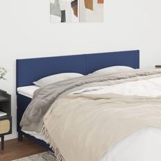 vidaXL Huvudgavlar 2 St Blå 100 x 5 x 78/88 cm Sänggavel