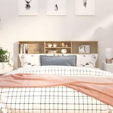 vidaXL Cabinet Sonoma Oak 180 x 19 x 103.5 cm Headboard 180cm
