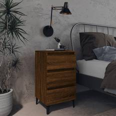 vidaXL brown oak Bedside Table 35x40cm