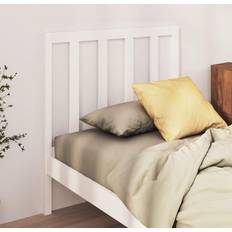 vidaXL white, 81 Solid Pine Bed Headboard