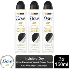 Dove Anti-Perspirant Advanced Care Invisible Dry 72H Deodorant for 150ml,3 Pack