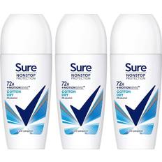 Toiletries Sure Women Motion Sense Ap Deodorant Roll-On 72H Nonstop, Cotton Dry 50Ml, 3