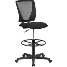 Office Chairs Flash Furniture Harper Ergonomic Mid-Back Mesh Drafting Office Chair