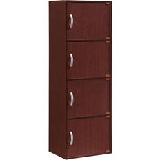4-Shelf 4-Door Bookcase