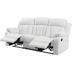 Recliner - White Sofas Glory Furniture Daria Collection G682-RS Sofa