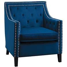 Blue Armchairs Lexicon Grazioso Velvet Armchair