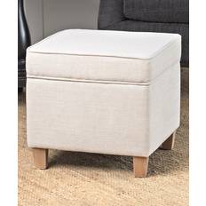 HomePop Cole Classics Square Sittepuff