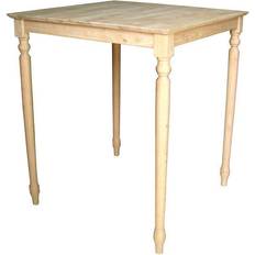 Green Small Tables International Concepts Solid Wood Top Small Table