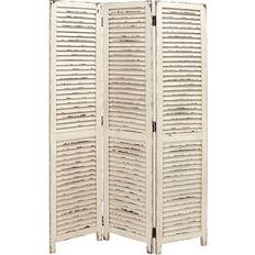 Ridge Road Décor Farmhouse 3-Panel Screen Room Divider