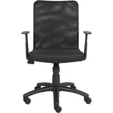 Office chairs with arms Boss Office Products Budget Mesh Task with T-Arms Office Chair