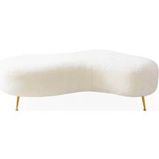 White Poufs Amorphic Cocktail Ottoman Sittepuff