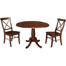 Furniture International Concepts 42" Round Top Dining Set