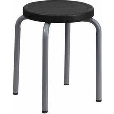 Silver Stools Flash Furniture Stackable Seating Stool