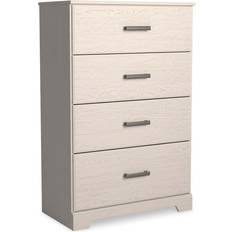 Fiberboards Chest of Drawers Ashley Stelsie White Chest of Drawer 30.2x46.3"