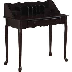 Cherry wood office desk Monarch Specialties Wood Secretary Writing Desk