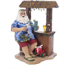 Decorations Kurt Adler 11' Beach Santa Tiki Bar Figure Decoration