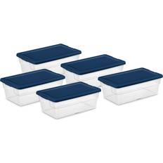 6 quart storage container with lid Sterilite Stackable 6 Quart Container, Lid Storage Box