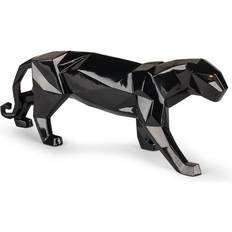 Lladro Prydnadsfigurer Lladro Panther Glazed Black Prydnadsfigur