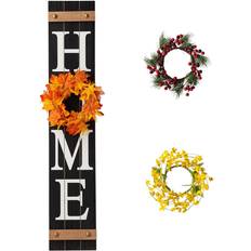 Decorative Items GlitzHome 42"H Wooden "HOME" Porch Sign Decoration