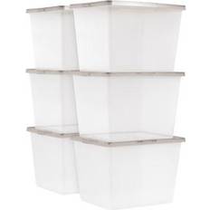 Storage Boxes Iris USA qt. Snap Tight Bin Storage Box