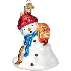 Flamin' hot cheetos Old World Christmas Flamin' Hot Cheetos Snowman Christmas Tree Ornament