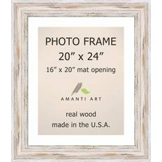 Interior Details Amanti Art Alexandria White Wash Photo Frame